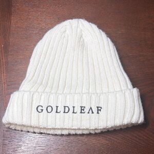 Women's Cream Knit Beanie
